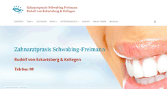 Desktop Screenshot of eck-zahn.de